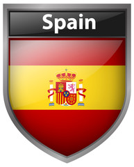 Icon design for flag of Spain