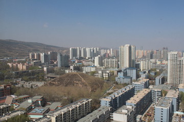 View of the City, Xining Qinghai China Asia
