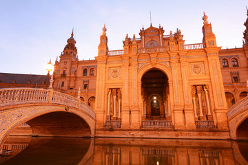 Fototapeta premium Plaza de Espana, Seville,Spain.