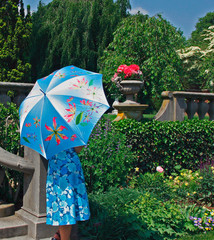 Parasol in Garden