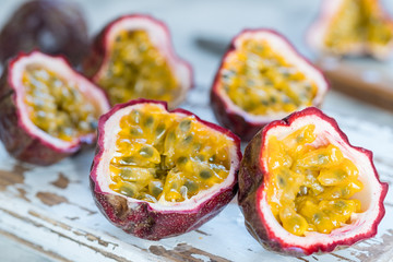 ripe passion fruit