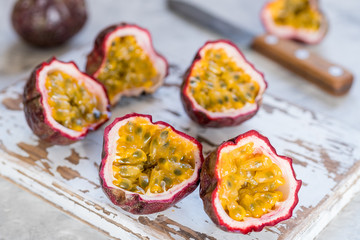 ripe passion fruit