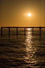 Fototapeta premium 2017 Fishing at the Pier