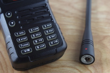 Two way Radio keypad with Antenna