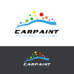 Car Paint , Automotive icon ,Car logo template