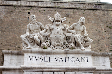 Vatican museum in Rome Italy