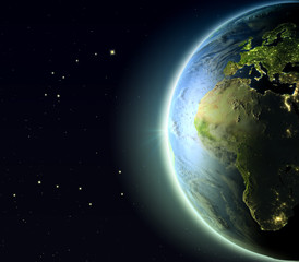 Europe and Africa from orbit