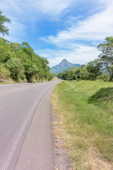 Fototapeta na wymiar Mountains in Boaco district of Nicaragua.