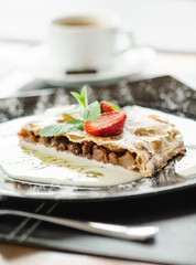 strudel with apple