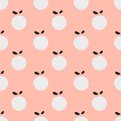 seamless orange pattern
