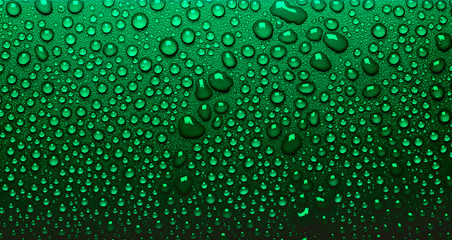 Drops of water.