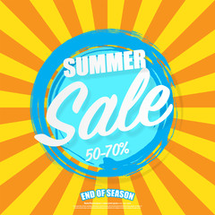 Summer sale banner poster,abstract background,vector eps10.