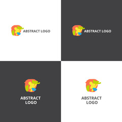 Vector logotype eps 10 in abstract style