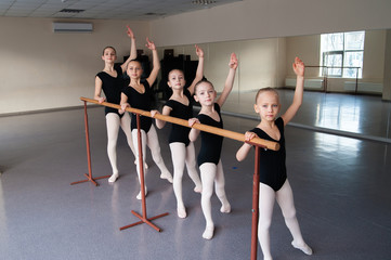 Children in Ballet Dance Class.