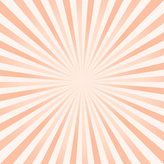 Abstract background. Soft Orange rays background. Vector EPS 10, cmyk