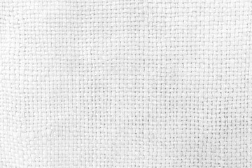 White Sack Texture Background.