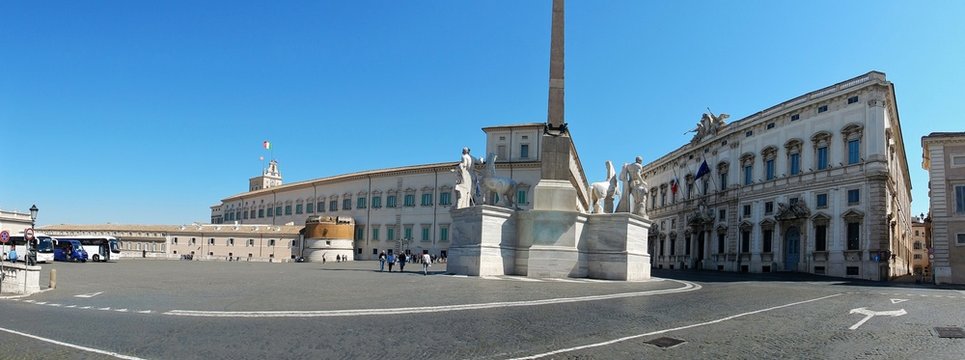 Roma - Panoramica di Piazza del Quirinale