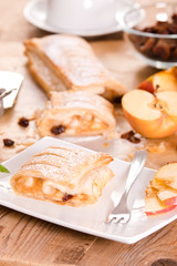 Apple strudel.