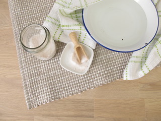 Inhalieren mit Salzwasser