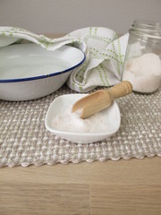 Inhalieren mit Salzwasser