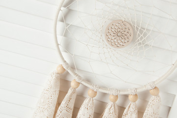 Cream dream catcher