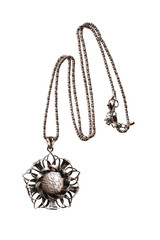 Bronze pendant isolated