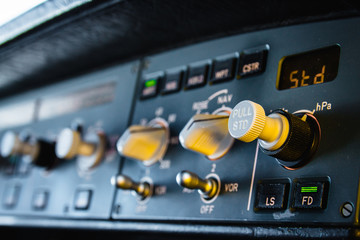 Airbus autopilot instrument panel dashboard