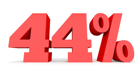 Forty four percent off. Discount 44 %.