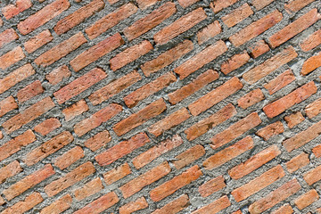 Texture of exterior brick wall stucco background.
