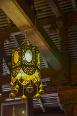 lantern in Temple of Tooth Relic,Sri Lanka