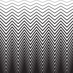 Halftone zig zag pattern background. Vector zigzag texture retro