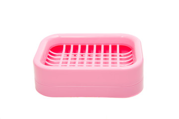 Soap dish white background