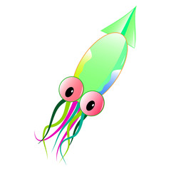 кальмар с большими глазами 