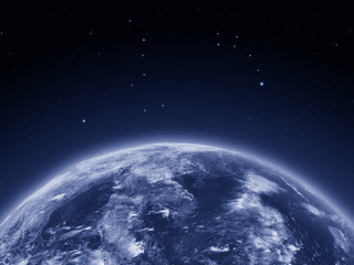 Indochina from space at night