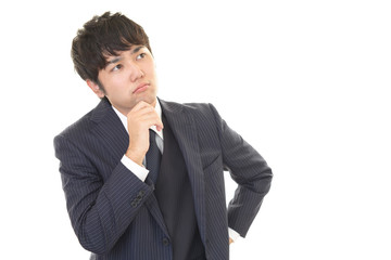 苦悩するビジネスマン