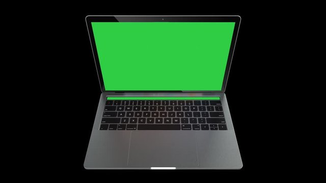 4K Laptop Computer Screen, Business Notebook Display and Touchbar
