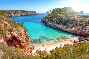 Cala des moro, Mallorca, Spanien