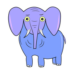 слон синий