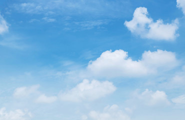 Naklejka na ściany i meble Blue sky and cloud in cloudy day textured background