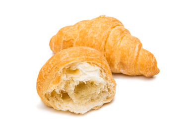 Croissant with chocolate