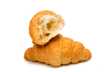 Croissant with chocolate