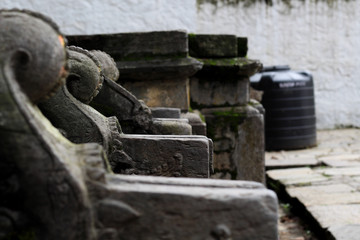 Ancient Water Tap from Mothers temple Kathmandu Nepal