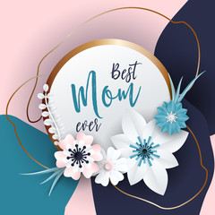 Happy Mothers Day Lettering