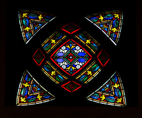 Stained Glass Window in Churche Saint Jean de Mormartre