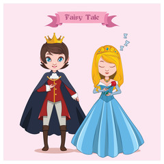 Obraz na płótnie Canvas Collection of fairy tale characters