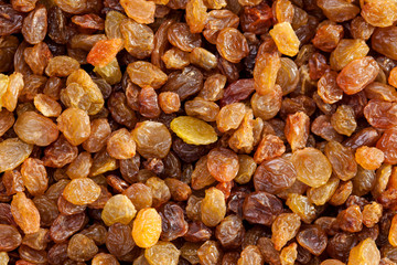 Raisins as background