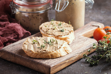 Fresh chicken liver pate