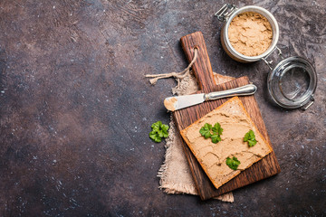 Fresh chicken liver pate