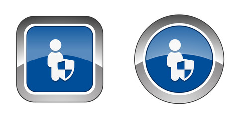 Chrome  Web  Button - Black