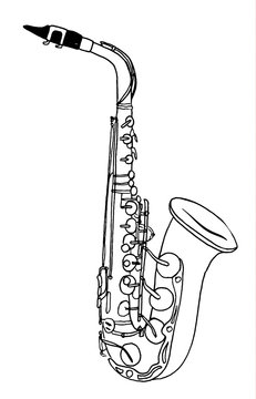 Saxophone sketch